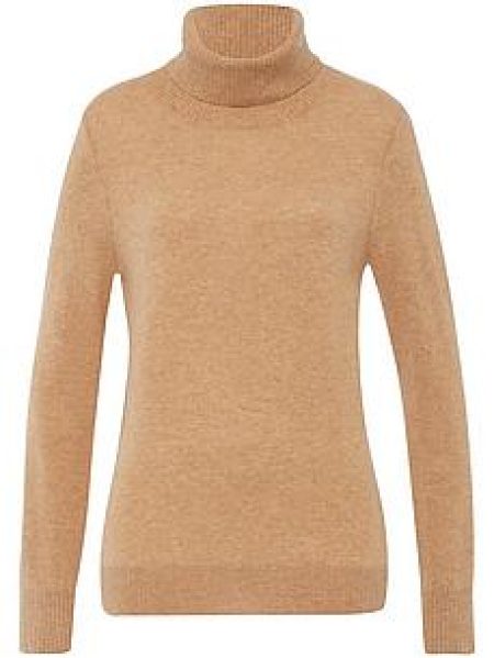 Coltrui 100% kasjmier lange mouwen Van Peter Hahn Cashmere bruin