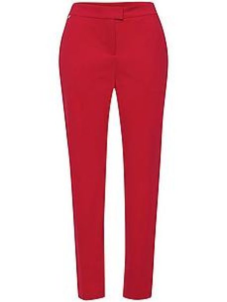 Slim fit-jerseybroek Van BOSS rood