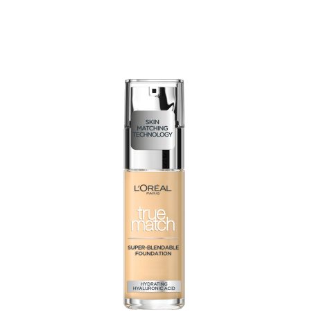L'Oréal Paris True Match Vloeibare Foundation met SPF en Hyaluronzuur 30 ml (Verschillende Tinten) - 1N Ivory