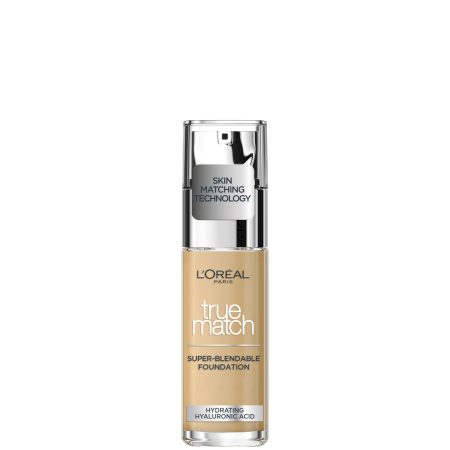 L'Oréal Paris True Match Vloeibare Foundation met SPF en Hyaluronzuur 30 ml (Verschillende Tinten) - 3W Golden Beige