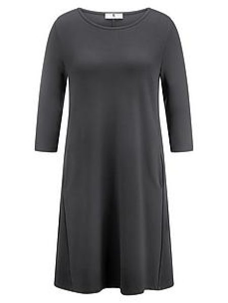 Jerseyjurk ronde hals Van Anna Aura zwart