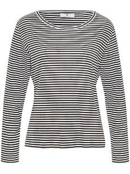 Shirt ronde hals en lange mouwen Van Peter Hahn grijs