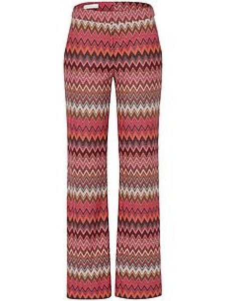 Bootcut broek uitlopende pijpen Van St. Emile multicolour