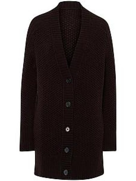 Lang vest in kasjmiermix Van Fadenmeister Berlin bruin