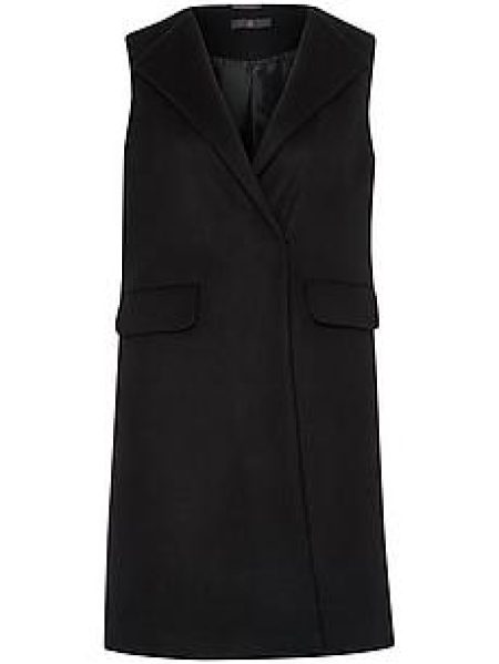 Lange bodywarmer Van Emilia Lay zwart