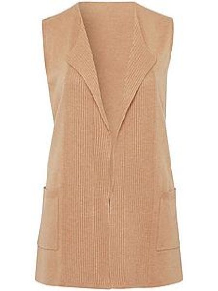 Mouwloos vest Van Anna Aura bruin