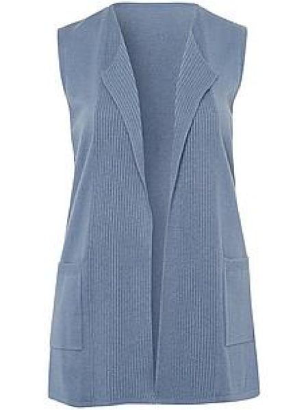 Mouwloos vest Van Anna Aura blauw