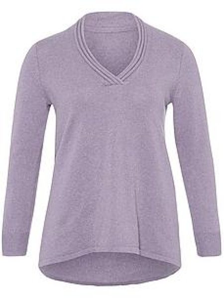 Trui V-hals Van Emilia Lay paars