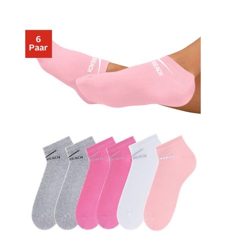 Venice Beach Sneakersokken perfecte pasvorm door lycra-aandeel (set