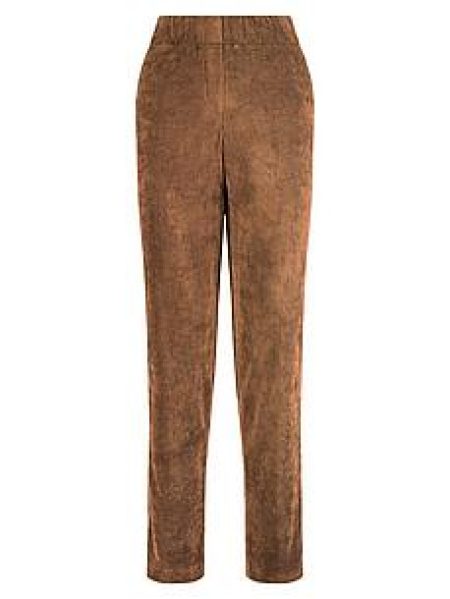 Straight Fit-cordbroek steekzakken Van DAY.LIKE bruin