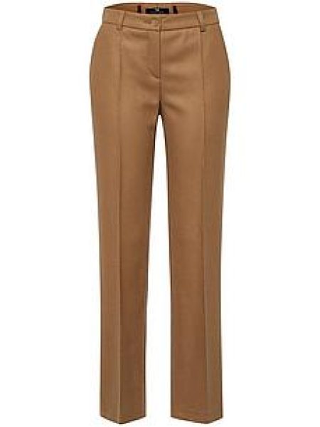 Broek persplooien Van Fadenmeister Berlin bruin