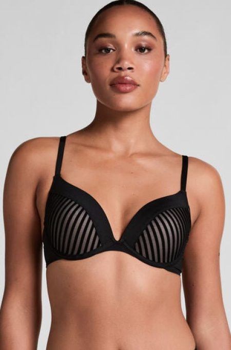 Hunkemöller Voorgevormde push-up beugel bh Pia Zwart