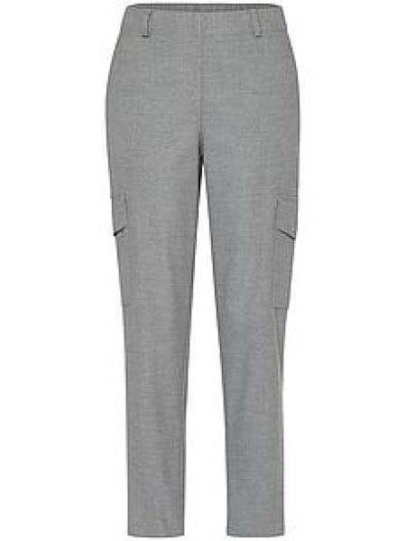 Enkellange broek Van Peter Hahn grijs