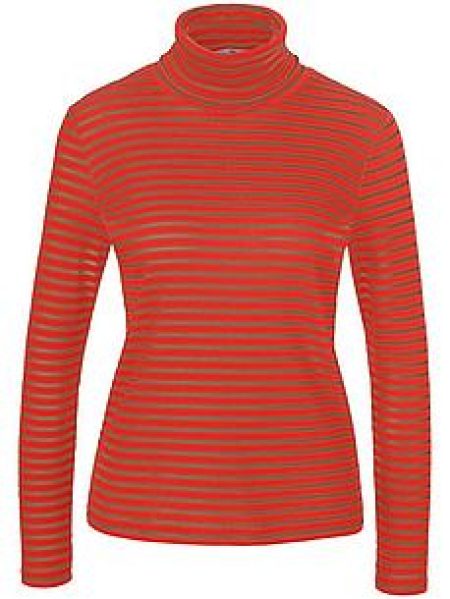 Colshirt lange mouwen Van Peter Hahn oranje