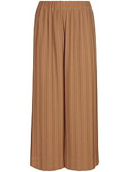 Geplooide culottes Van BASLER bruin