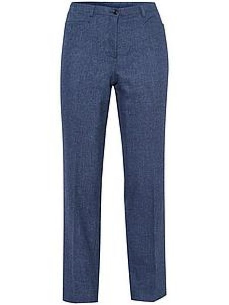 Broek rechte pijpen Van Anna Aura blauw