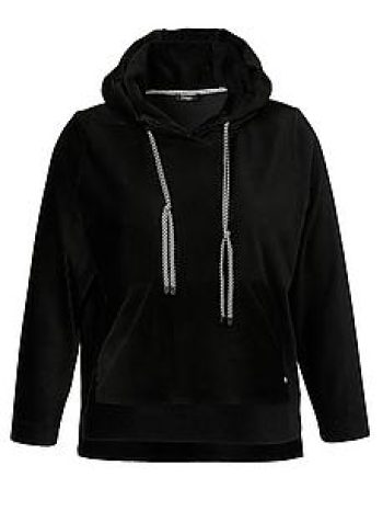 Sweatshirt capuchon Van frapp zwart