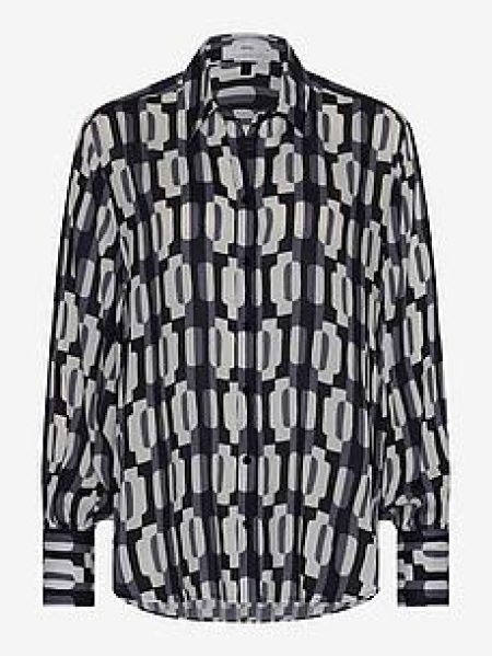 Lange blouse Vic Van Brax Feel Good grijs