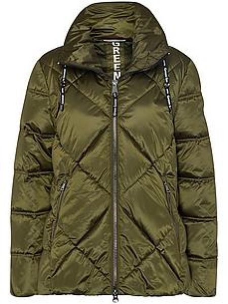 Gewatteerde jas opstaande kraag Van Green Goose groen