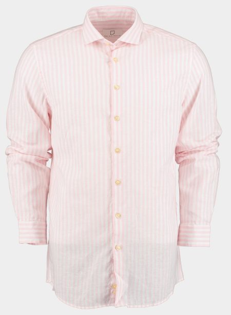 Born with Appetite Casual hemd lange mouw loewe li-co ws stripe shirt ls 24107lo03/701 pink