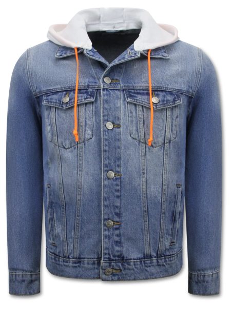 Local Fanatic Denim spijkejack met capuchon