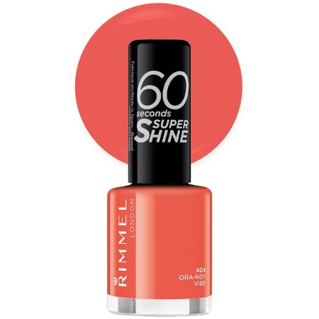 Rimmel 60 Seconds Rita Nagellak 8ml (Verschillende Tinten) - 404 Ora-ngy Vibe