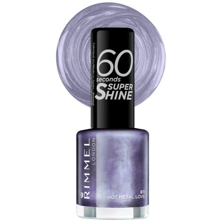 Rimmel 60 Seconds Rita Nagellak 8ml (Verschillende Tinten) - 811 Hot Metal Love