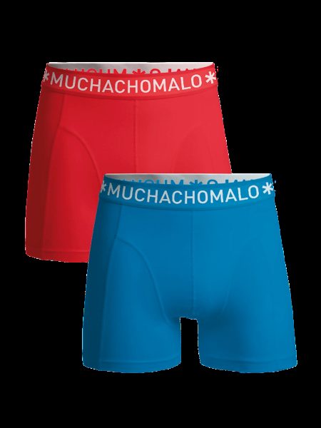 Muchachomalo Jongens 2-pack boxershorts effen