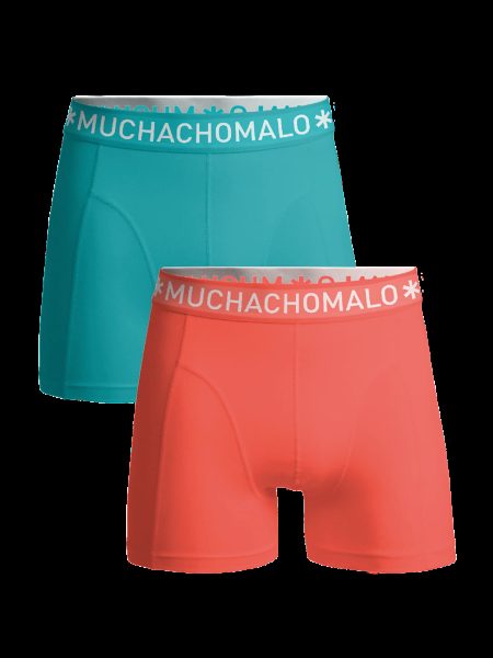 Muchachomalo Jongens 2-pack boxershorts effen