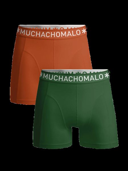 Muchachomalo Jongens 2-pack boxershorts effen