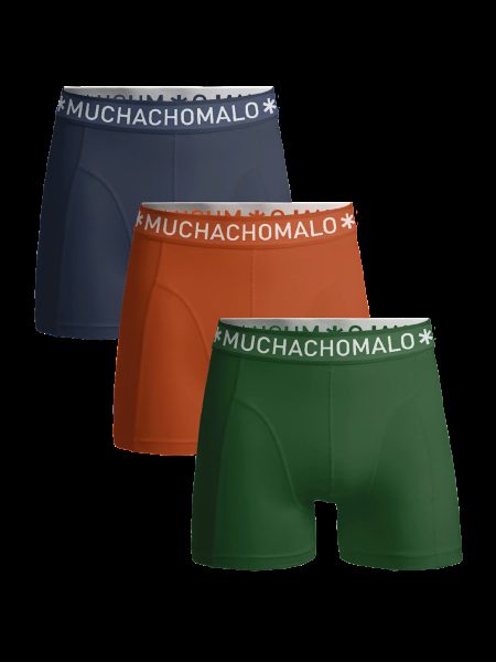 Muchachomalo Jongens 3-pack boxershorts effen