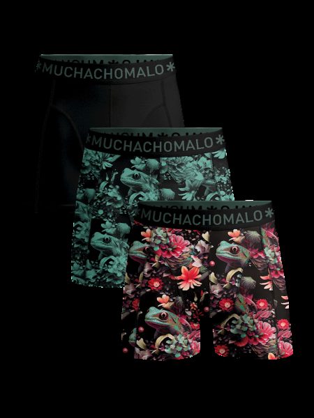 Muchachomalo Jongens 3-pack boxershorts print/effen