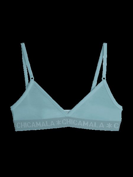 Muchachomalo Meisjes 1-pack triangle top effen mermaid