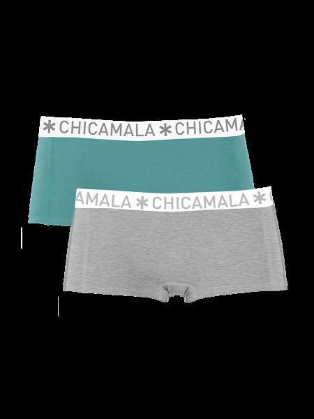 Muchachomalo Meisjes 2-pack boxershorts effen