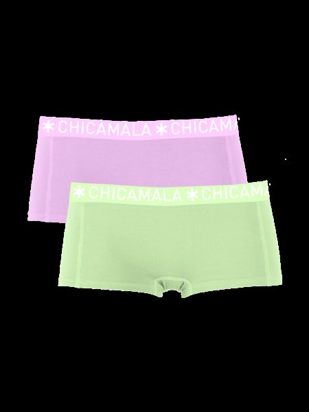 Muchachomalo Meisjes 2-pack boxershorts effen