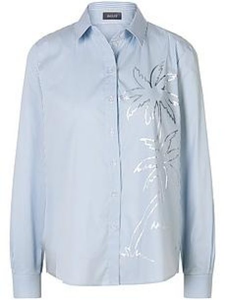 Fijn gestreepte blouse Van BASLER wit