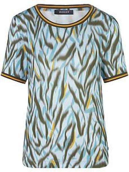 Shirt ronde hals Van BASLER blauw