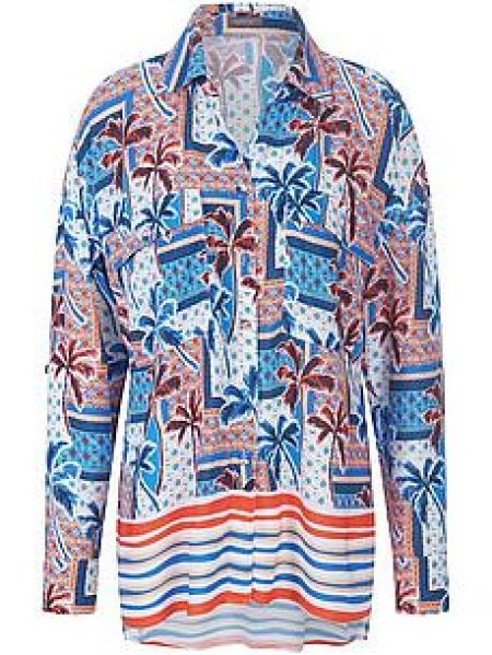 Lange blouse Van MYBC blauw