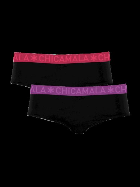 Muchachomalo Dames 2-pack hipster effen