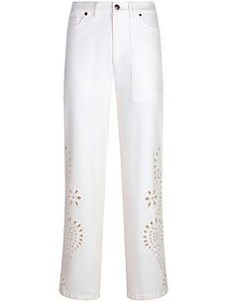 Jeans rechte pijpen Van Uta Raasch wit