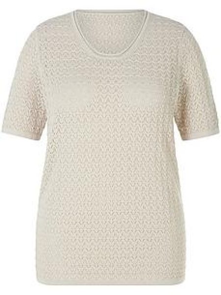 Trui ronde hals Van Anna Aura beige