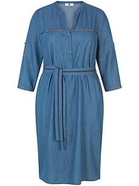 Denim jurk V-hals Van Anna Aura denim