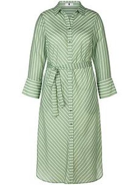 Jurk 3/4 mouwen Van Anna Aura groen