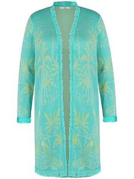 Gebreide jas Van Emilia Lay turquoise