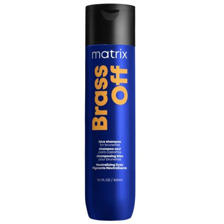 Matrix Total Results Brass Off Brunette Neutraliserende Blauwe Shampoo voor Opgelicht Bruin Haar 300 ml