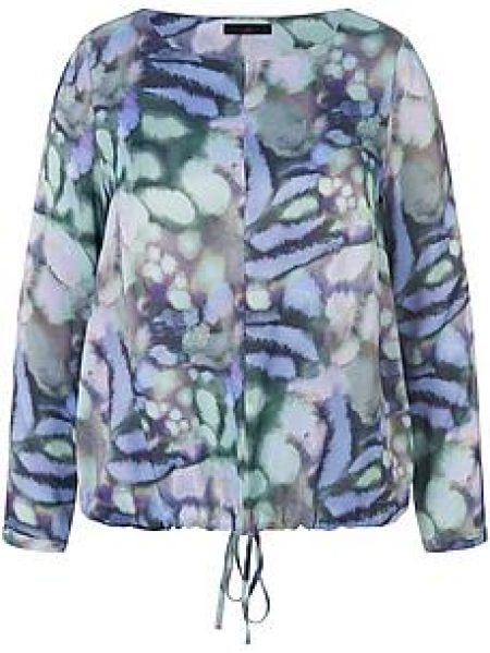 Blouse ronde halslijn Van Emilia Lay paars