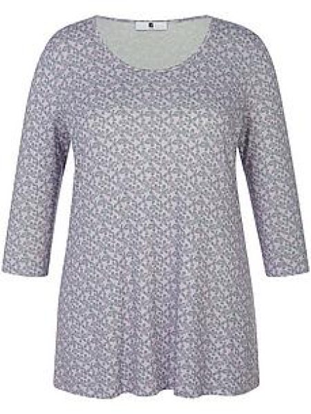 Shirt ronde hals en 3/4 mouwen Van Anna Aura paars