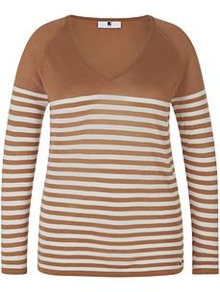 V-trui Van Anna Aura bruin