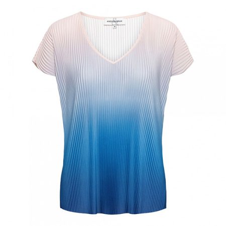 &Co Woman &co women top jade plisse cobalt