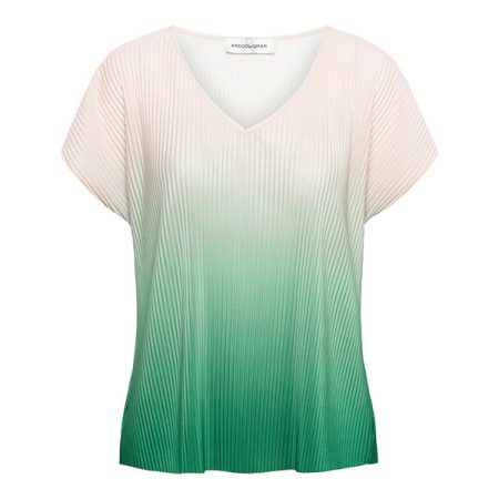 &Co Woman &co women top jade plisse green